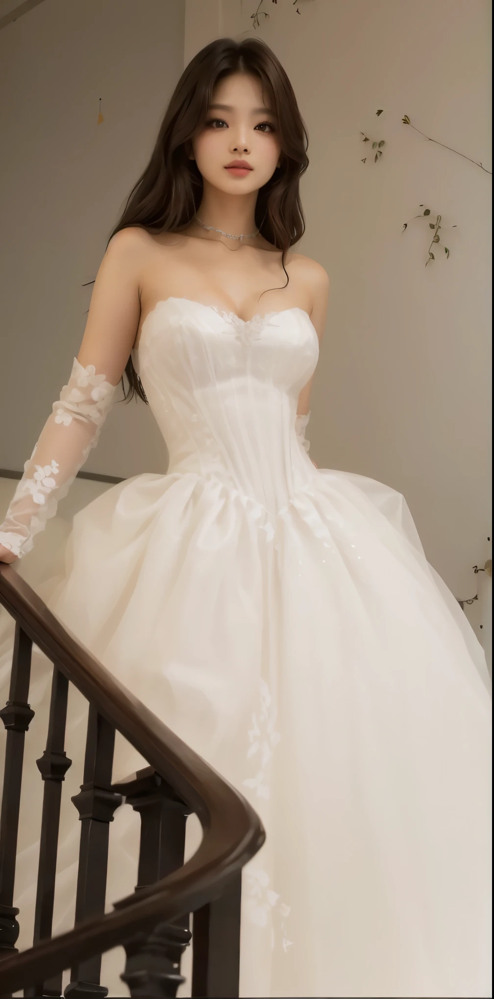 mulher bonita, mulher modelo, linda, modelo feminina, vestido de noiva, fotorrealista, ultrahd, Jennie Kim