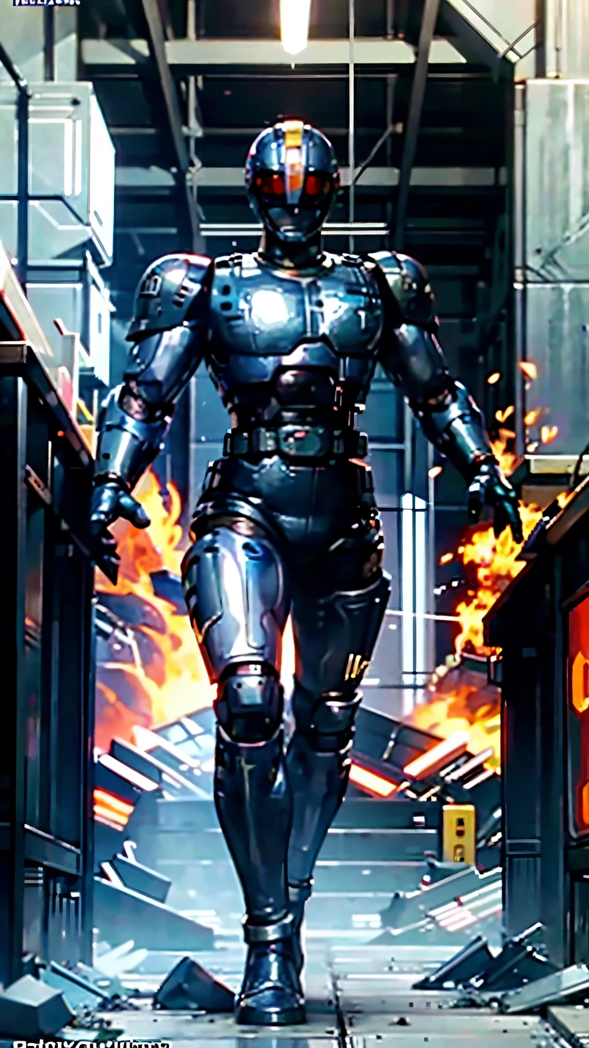 A man wearing a full-face helmet, a fantasy-style biomecha armored combat suit, green eyes, a composite layered chest armor, fully enclosed shoulder guards, matching arm and leg guards, the belt is adorned with dragon claw grasping orbs, primarily black with red accents, the design balances heavy with agility, a high-tech biological armor, concept inspired by dragons,stand on the top of a skyscraper in a futuristic sci-fi city, this character embodies a finely crafted fantasy-surreal style armored hero in anime style, exquisite and mature manga art style, ((male:1.5, element, plasma, energy)), metallic, real texture material, dramatic, high definition, best quality, highres, ultra-detailed, ultra-fine painting, extremely delicate, professional, perfect body proportions, golden ratio, anatomically correct, symmetrical face, extremely detailed eyes and face, high quality eyes, creativity, RAW photo, UHD, 32k, Natural light, cinematic lighting, masterpiece-anatomy-perfect, masterpiece:1.5