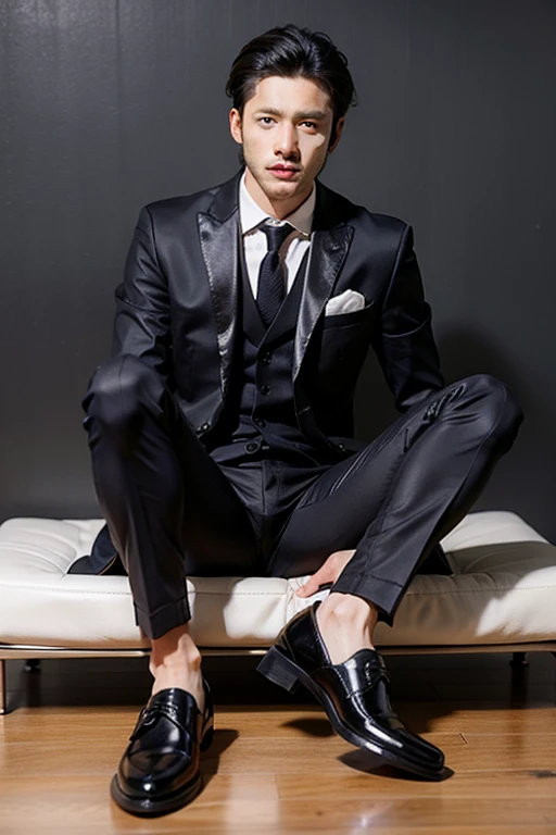 Men's formal leather shoes