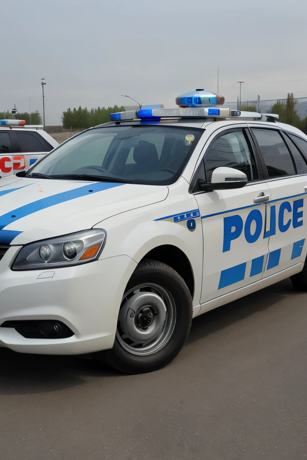 Police car Kazakhstan