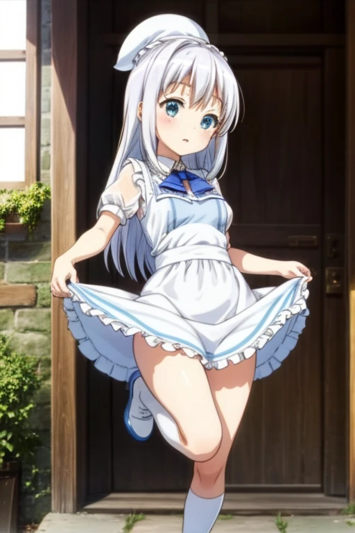  nsfw,remove wet seethrough white Color micro Cheer cute girls,big breast, jump up. spread leg,1 girl, Solo, 11 years old, , , Cute Girl,Best Quality, Ultra-detailed, 8K, High resolution, Alice in Wonderland, rong hair, white dress, frilled dress, white apron, frilled apron, garden, tea time,
information