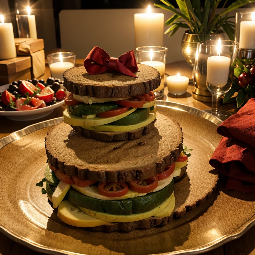 Mesa de jantar natalino