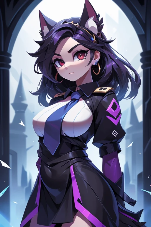 A cena se desenrola com uma garota de , enveloped in a gothic aura, subindo majestosamente diante do espectador. ((Seu cabelo escuro, Corte em estilo Bob)), frames your pale face, while his dark brown eyes glow with an enigmatic intensity. She is dressed in a ((uniforme de empregada):1.3), uma escolha que amplifica sua figura esbelta e sombria, highlighting its unique presence. Their posture is firm, conveying an unwavering determination, as if defying fate itself. ((completo_corpo):1.5) Soft light highlights the details of your appearance, revelando cada sombra e contorno. Every line of her uniform is clear, cada dobra capturada com detalhes ultra-realistas. She is positioned in full corpo, anime style that adds a layer of artistic expression to your image. Every feature of your face is precisely outlined, conveying subtle and complex emotions that invite the viewer to delve deeper into your story. Advanced Unreal Engine 5 technology brings the scene to life, providing an incomparable feeling of immersion. Each texture is rich in detail, cada sombra e reflexo contribuindo para a atmosfera envolvente. The visual quality is unparalleled, with 16K resolution that elevates the experience to new levels of realism. Each pixel is charged with intensity, capturing the essence of young goth in all her dark glory. Her dynamic, confident pose conveys a sense of power and mystery, enquanto ela olha para o espectador com um olhar penetrante. Your hands are perfectly rendered, his fingers delicately sculpted in a representation of impeccable technical skill. She is a digital masterpiece, a fusion of beauty and darkness that captivates and fascinates. In this masterful representation, the 16-yearirl stands out as a symbol of individuality and authenticity. Her presence fills the screen with captivating energy, inviting the viewer to lose themselves in its world of mystery and intrigue.