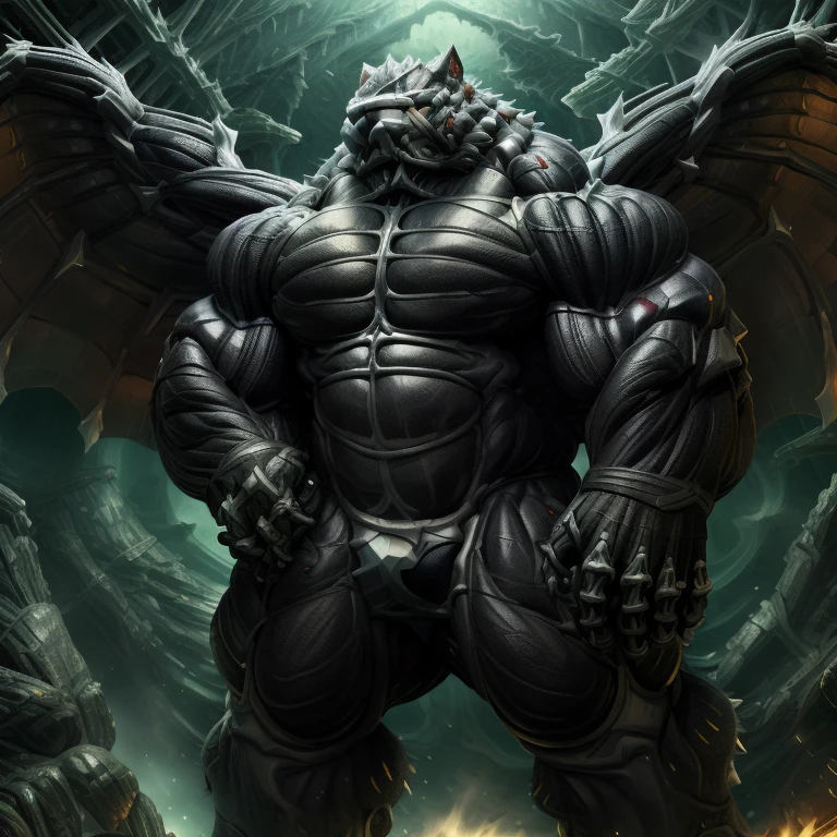 (masterpiece, best quality, detailed:1.2) detailed full body, 8K, freddy, wolf muscular werewolf, muscular! Commission for High Res,
unusually developed muscular body, body full of huge muscles.
pectorales enormes. Exaggeratedly huge muscles. Gigachad Muscular, 8K, Masterpiece, highres, future fiction. black visor, Detailed head, Detailed Body,full body, Detailed abs, wearing crNanosuit,strong and imposing, thicc, Spread wings,
It has wings.
have big wings.
