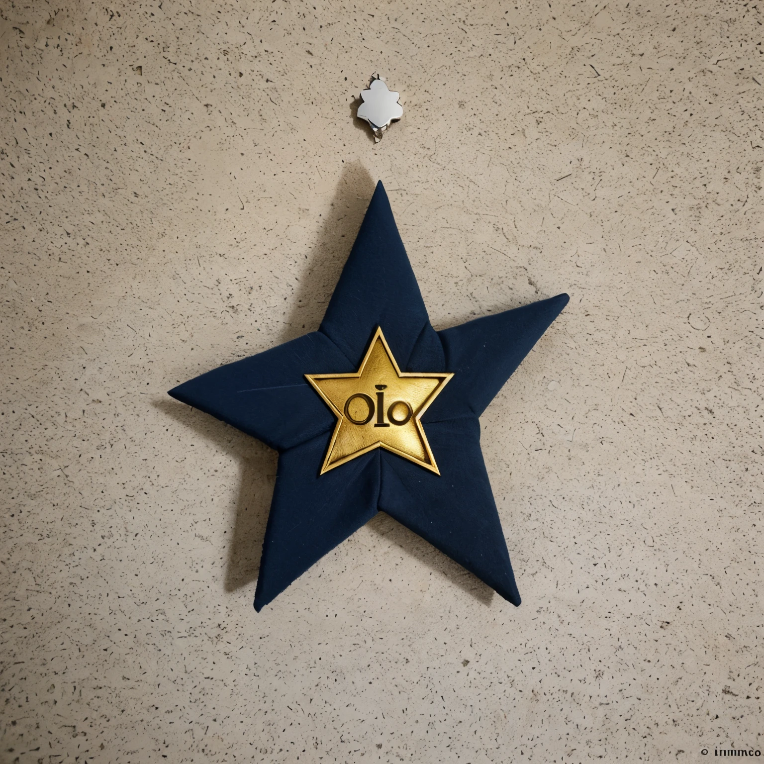 Star of Solomon modified for letters "L" "4" e "J". O "L" ficaria deslotado para cima da linha horizontal, o "4" ficaria no meio e o "J" para baixo da linha horizontal