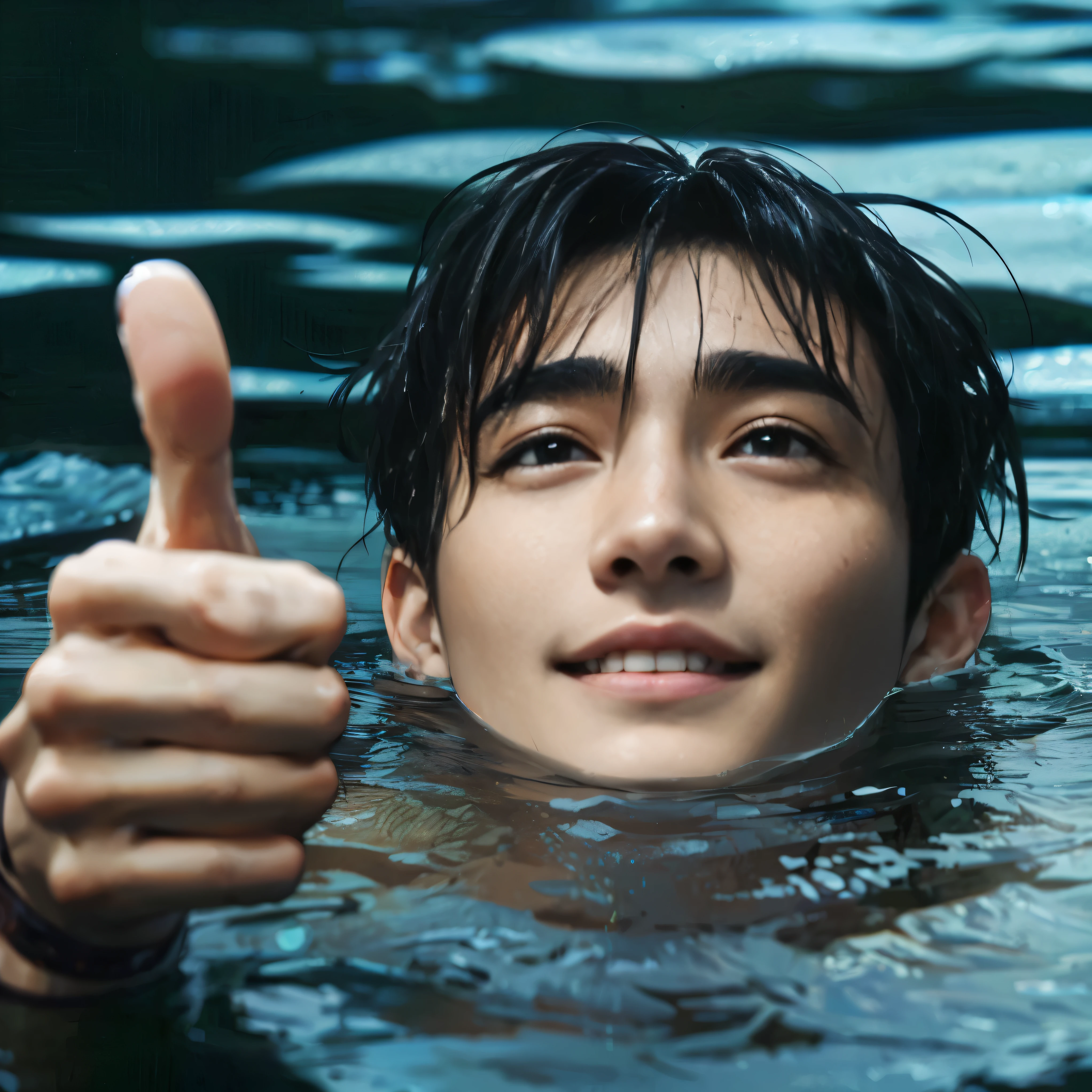 (Best Quality:1.2), (high resolution:1.2), (beautiful face and eye:1.5), (sharpest focus:1.2), (Ultra-realistic Photo:1.2), (Ultra-precise Photo:1.2), (Depth of field:1.2), (8k high resolution:1.2). (perfect anatomy:1.2),
(nice hands:1.5), (perfect hands:1.5), (One drowning Chinese man:1.2), (Very young and beautiful Chinese man:1.0), (Smiling thumbs up in a state of resignation:1.2), (Looking up angle:1.2),
(Chinese warrior in very light clothing, beaten up:1.0), (Majestic Chinese river:1.0), (Cynical smile:1.0), (Giant battleship:1.0), (Mars shining reddish-red in the night sky:1.2),