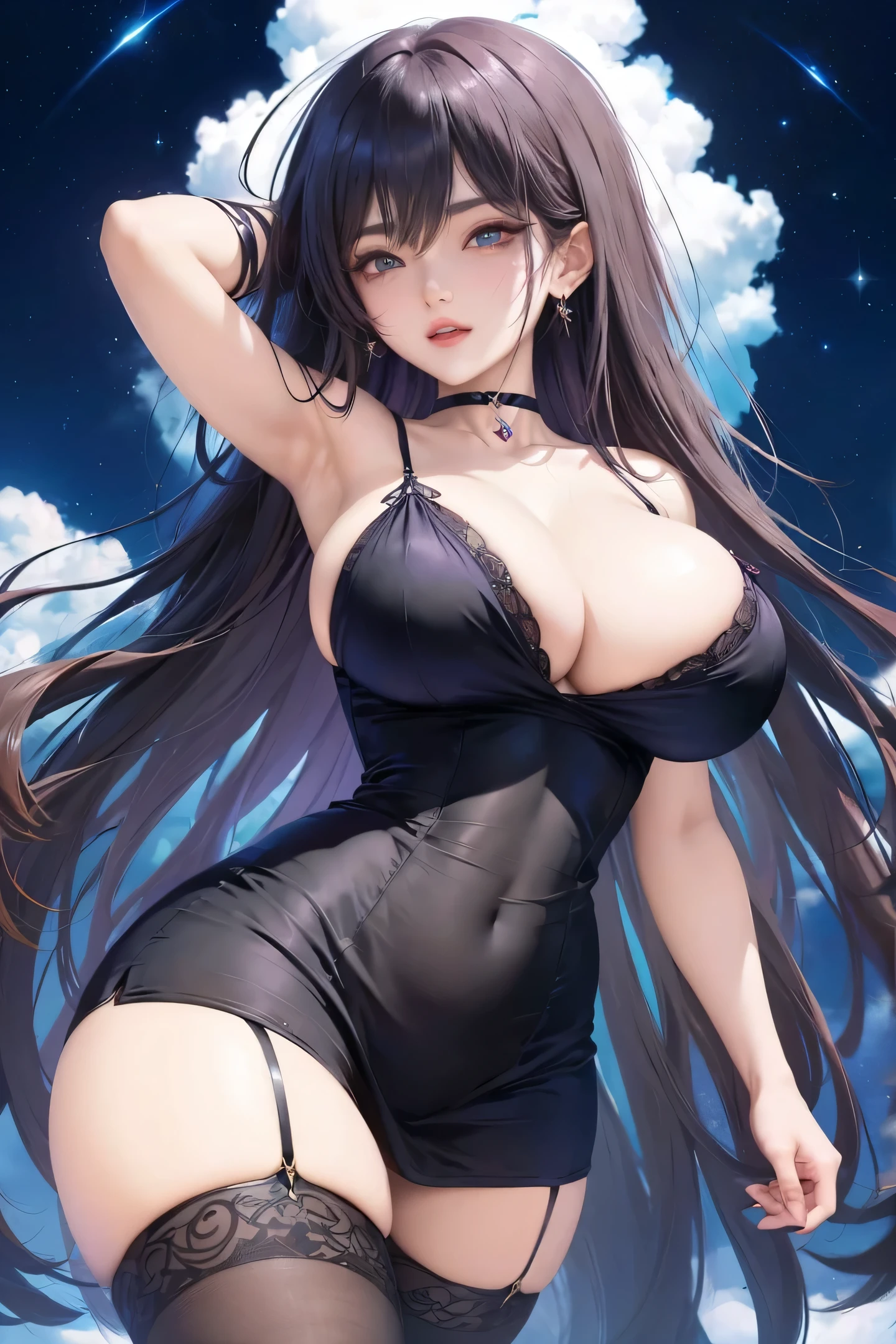 a close up of a woman with a purple and black costume, shadowbringers cinematic, 4 k detail fantasy, a beautiful fantasy empress, game cg, xianxia fantasy, xianxia hero, 2. 5 d cgi anime fantasy artwork, cinematic goddess close shot, ruan jia and artgerm, wow 4 k detail fantasy, hyperdetailed fantasy character