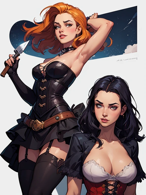 Xena Personagem Christina Ricci cabelo preto estilo Morticia AddamsImagem de desenho animado de uma mulher .Ilustra??o estilo desenho animado, estilo de arte dos desenhos animados, estilo de arte dos desenhos animados, digital illustration style, design de personagens altamente detalhado, arte digital detalhada fofa, City fan art, Design style digital illustration style Like character in Tekk, Design de personagens de retrato, beautiful digital illustration, retrato de alta qualidade, Arte em quadrinhos, mulher jovem cabelo com transas lindas . Queen Anna of ArendelleBeautiful lined eyes Medium large bust and wonderful sexy clothes. image expression of sexual desire from waist to head illustration Queen Anne of Arendelle atompunk style Fallout 4 playboy magazine style pose Character wearing clothesCartoon style corsets clothes from hell Harley Quinn cartoon of a woman .Ilustra??o estilo desenho animado, estilo de arte dos computadores roupas de vampira desenhos animados, estilo de arte dos desenhos animados, smile showing teeth Digital illustration style, design de personagens altamente detalhado, arte digital detalhada fantasia sensualizando Design de personagens de retrato, beautiful digital illustration, retrato de alta qualidade, Arte em quadrinhos, mulher jovem. expression of sexual desire white background cartoon style:1.2), lisa Simpsons mulher Imagem de desenho animado de uma mulher , roupas sensuais , garota super fofa, authoritative would be facial expressionIllustrate??o estilo desenho animado, estilo de arte dos desenhos animados, estilo de arte dos desenhos animados, digital illustration style, there is a woman in a corset and stockings holding a knife, alena aenami and artegerm, range murata and artegerm, extremely detailed artegerm, artegerm and ilya kushinov, even model | artegerm, ilya kuvshinov and artegerm, artegerm style, artegerm and rossdraws