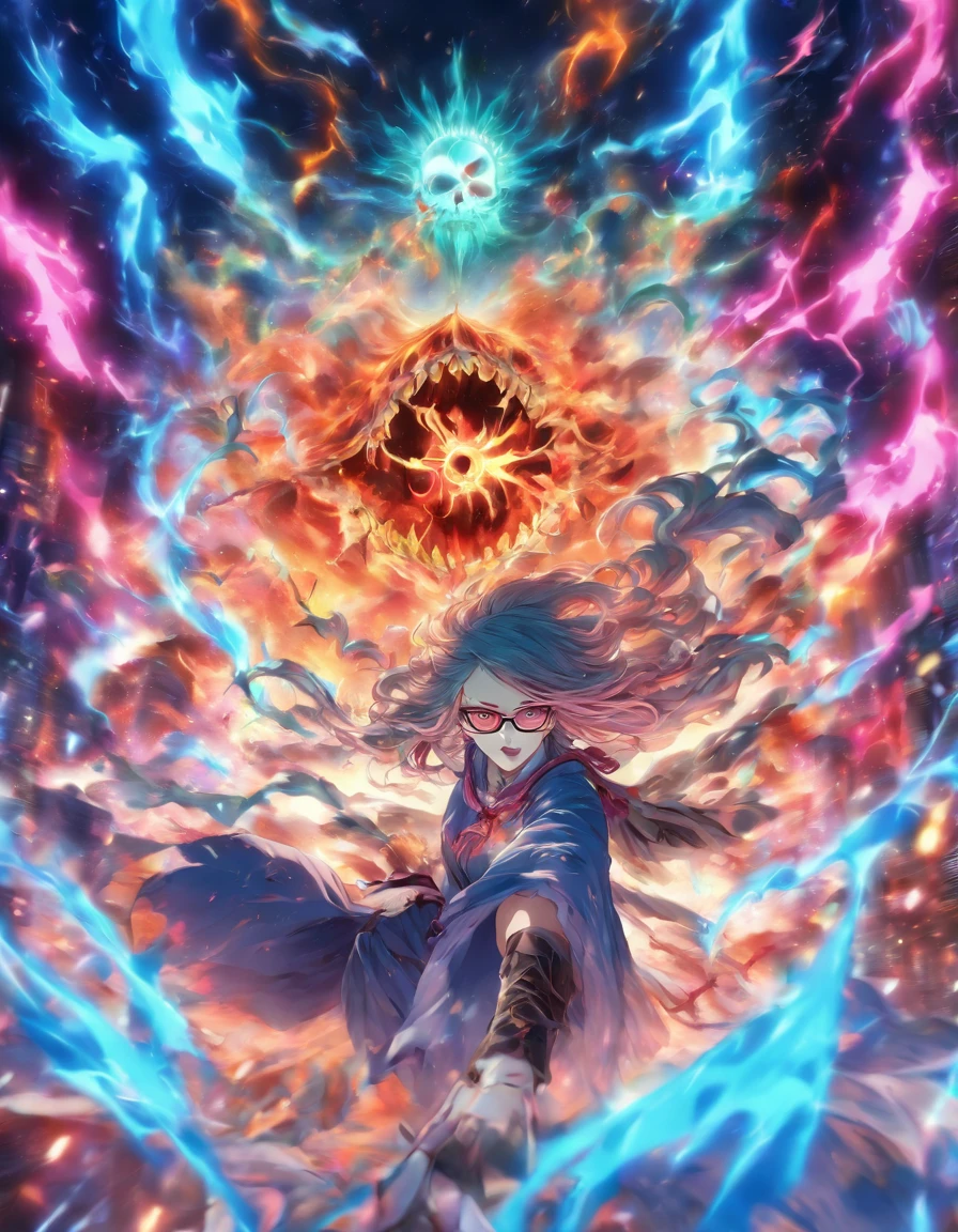 death summons　Glasses　woman