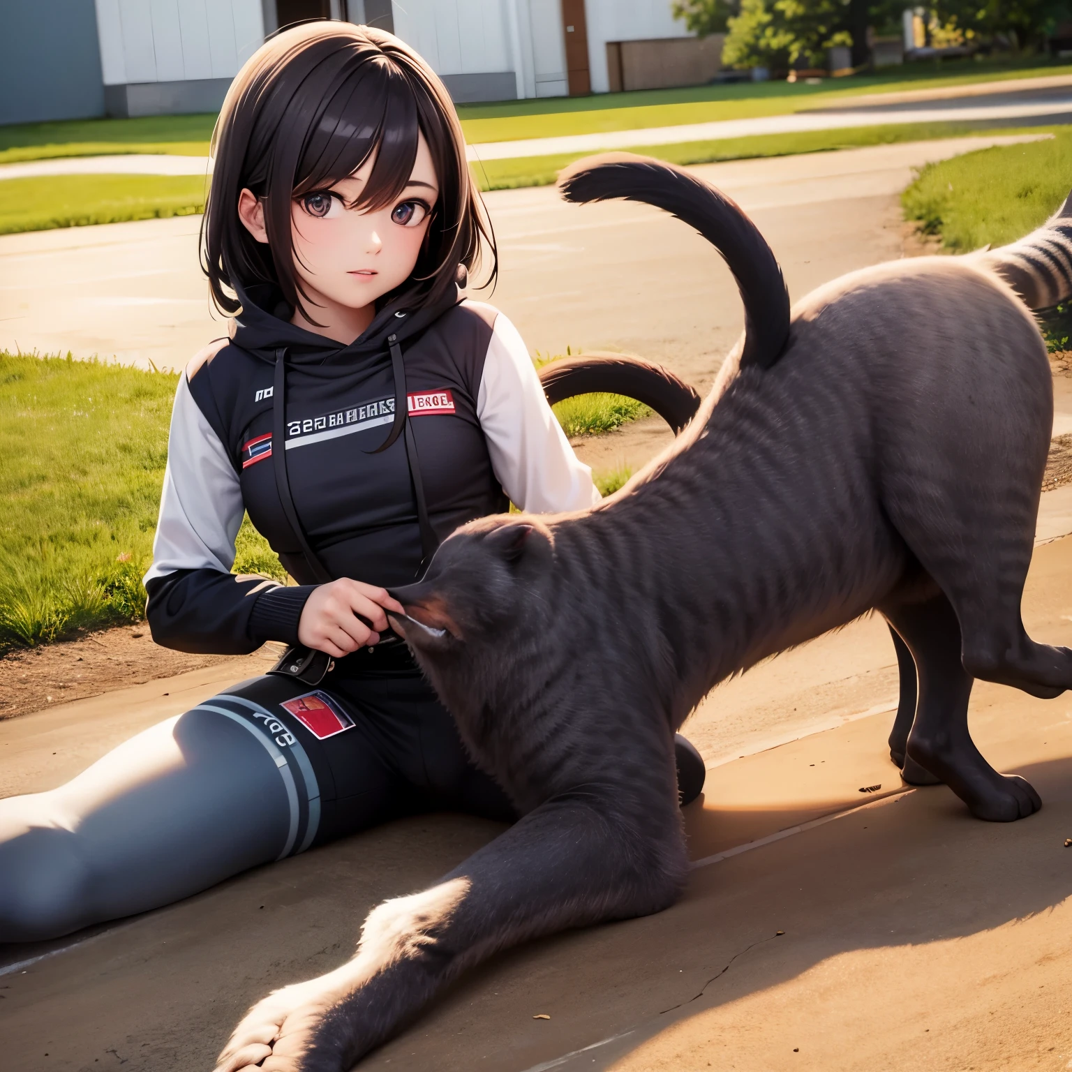 Alok desenhado no free fire com a roupa do gatuno