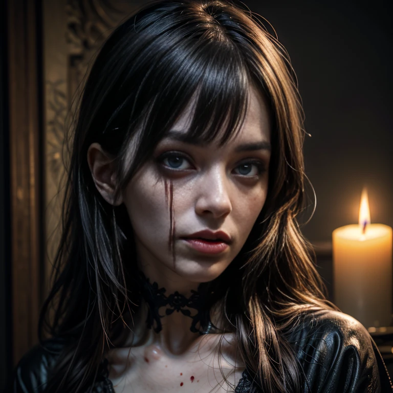 (highest quality、4k、8k、High Resolution、masterpiece: 1.2)、Super detailed、(Real、Photorealistic、Photorealistic: 1.37)、幽Spirit、Spirit、幽Spirit、anxiety、Creepyな、Ethereal、Pale skin、Worn clothing、Dark Atmosphere、Creepy、Candlelight、Grotesque face、
Disheveled long hair、Hollow Eyes、Cracked porcelain skin、Distorted facial features、Eyes that glow red as blood、A tongue as long as a snake、Split mouth、Fantasy、
Echoing Whispers、dim、Creepyな気配、Dark aura、Suffering Soul、幽Spirit、かすかに見える幽Spirit、幽Spiritのような美しさ、Translucent appearance、Revenge、
Creepyな環境、gory details、Gothic Horror、Shadow、Forbidden Zone、Otherworldly realm、That&#39;s horrible、火あぶりにされた幽Spiritのような王女、
Evil Face、That&#39;s horrible表情、Creepyな王女、潜むShadow、The Reality of Revenge、幽Spiritのような目、A suffering spirit、悪Spirit、Ugly Face、Glowing red eyes