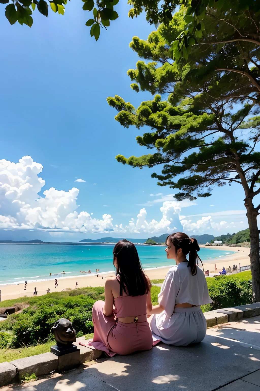 Create a series of visuals and music tracks that embody the spirit of Okinawa for a Lo-fi music YouTube channel. The visuals should depict serene Okinawan landscapes, such as the stunning azure seas, sandy beaches, and lush greenery. Include cultural elements like traditional Ryukyu festivals, with people in colorful kimonos and vibrant parades, to give viewers a taste of Okinawa’s heritage. Intersperse these scenes with iconic local symbols such as Shisa statues on beaches and historical sites like Shuri Castle at dusk. This fusion of tranquil nature and rich cultural festivities, accompanied by soothing Lo-fi remixes of traditional Ryukyu music, aims to captivate and relax viewers, inspiring them to share this unique cultural experience with others. The goal is to quickly grow the channel’s following and achieve monetization within a month by offering a distinctive and engaging content mix that highlights the beauty and culture of Okinawa.