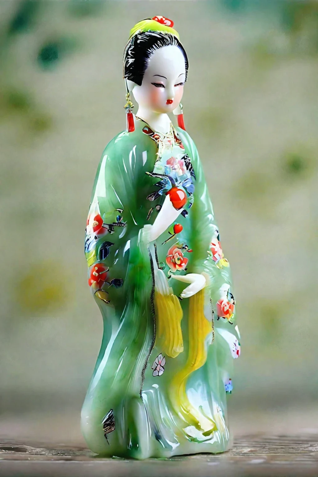 Art  jade doll
