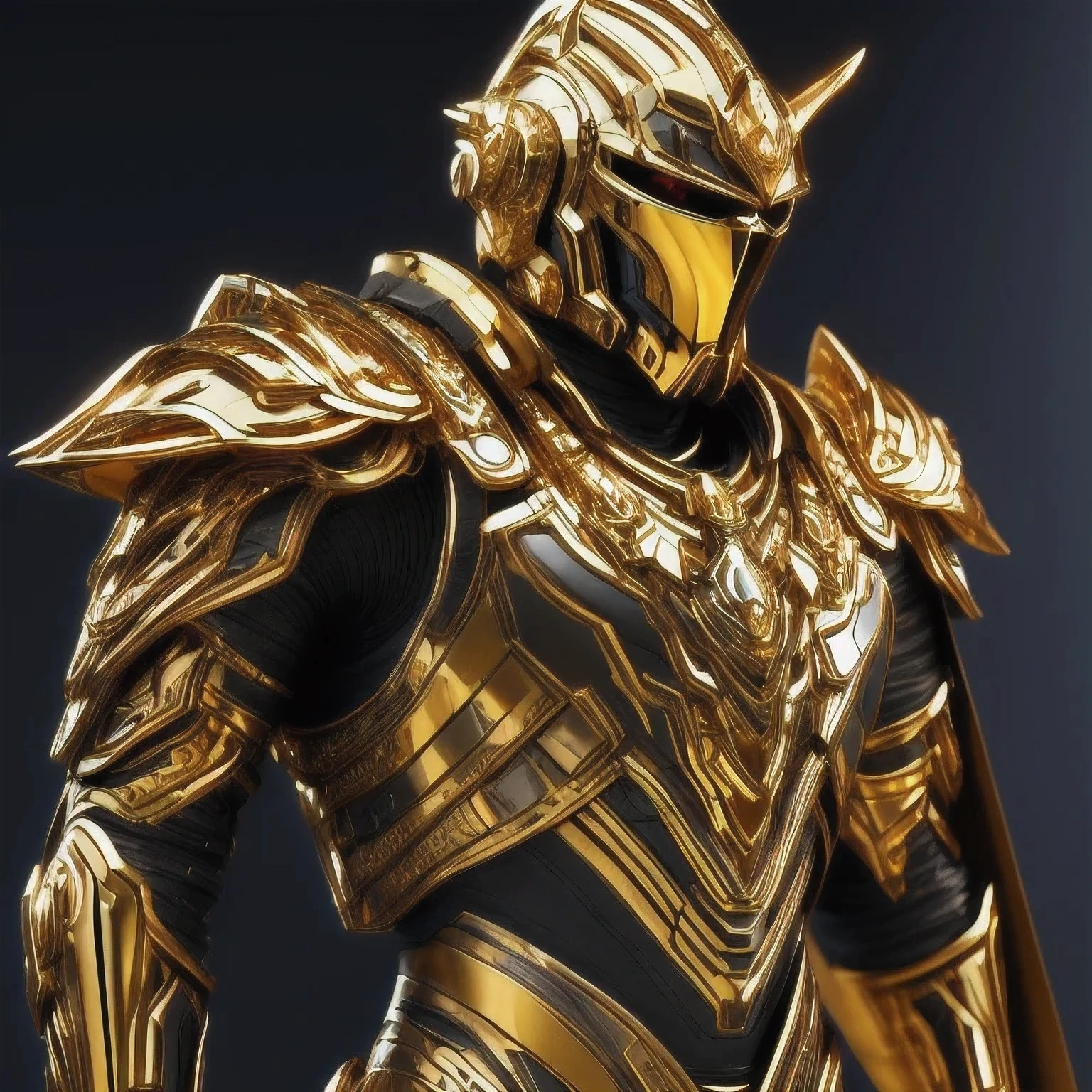 arafed image of a man in a helmet and armor, gold sci - fi armour, fantasy style 8 k octane render, (((armor) ))hyperdetailed crisp render, hyperdetailed fantasy character, rendered in redshift, 8 k character details, high detail 8k render, A golden black close-up,Wearing a helmet,Golden Sci-Fi Armor,Golden Armor,Intricate Golden Armor,Black and Golden Armor,Golden heavy armor。Dramatic,Ultra-detailed fantasy characters,Golden Armor,Sci-fi warrior in armor,Sleek Golden Armor,Golden Armor、Black and Golden Armor,Gold Blackstone Armor,Wearing Golden Armor,high detail 8 k render, 8 k cg render, (octane render) fantasy style, rendered in unreal engine 5,a close up of a gold and black robot with a helmet, gold sci - fi armour, golden armor, intricate golden armor, black and golden armor, gold heavy armor. dramatic, hyperdetailed fantasy character, gold armor, warrior in sci-fi armour, sleek gold armor, golden armour, black and gold armor, gold obsidian armor, golden armor wearing