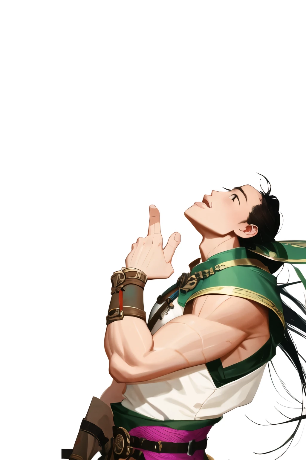 (masterpiece, best quality:1.2), ink Wuxia, solo,upper body,long hair,lips