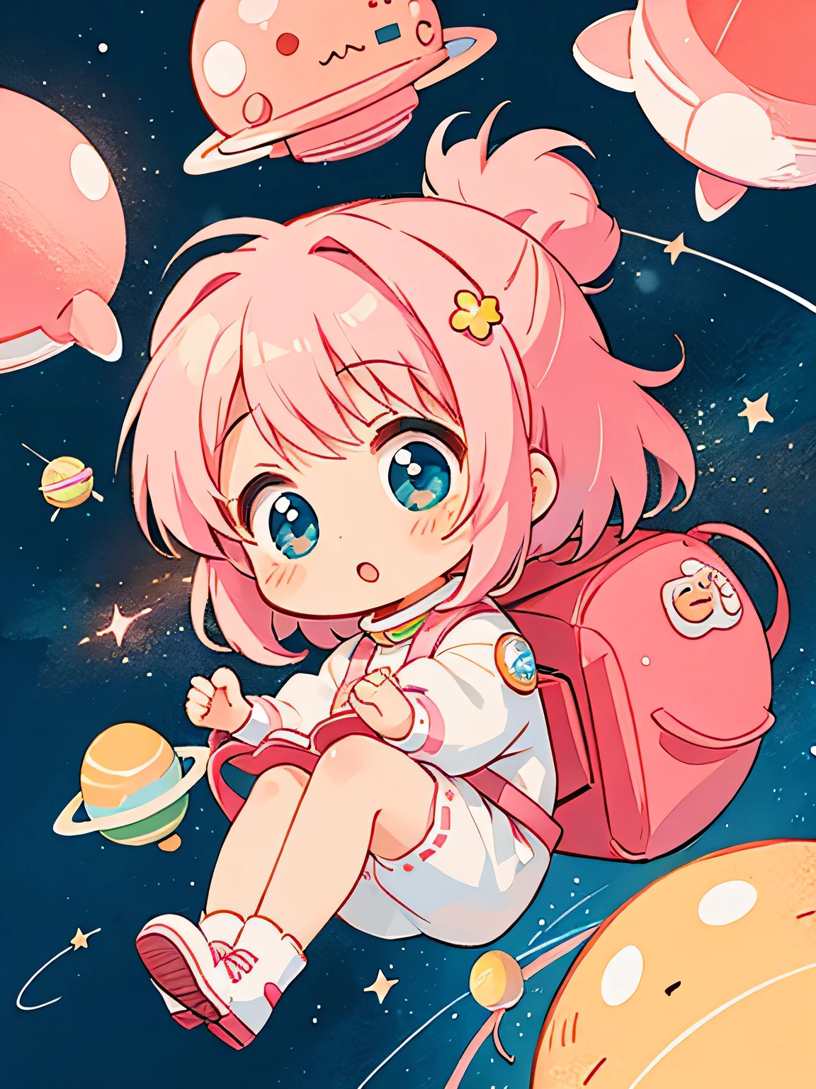 Momoko Sakura Style, Kawaii Design, most beautiful girl ever、Chibi, Space Travel, Cute Martian