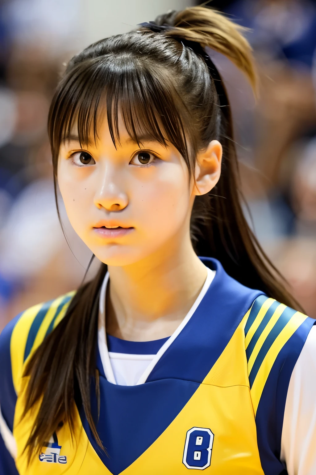 Volleyball uniforms、Face close-up、、