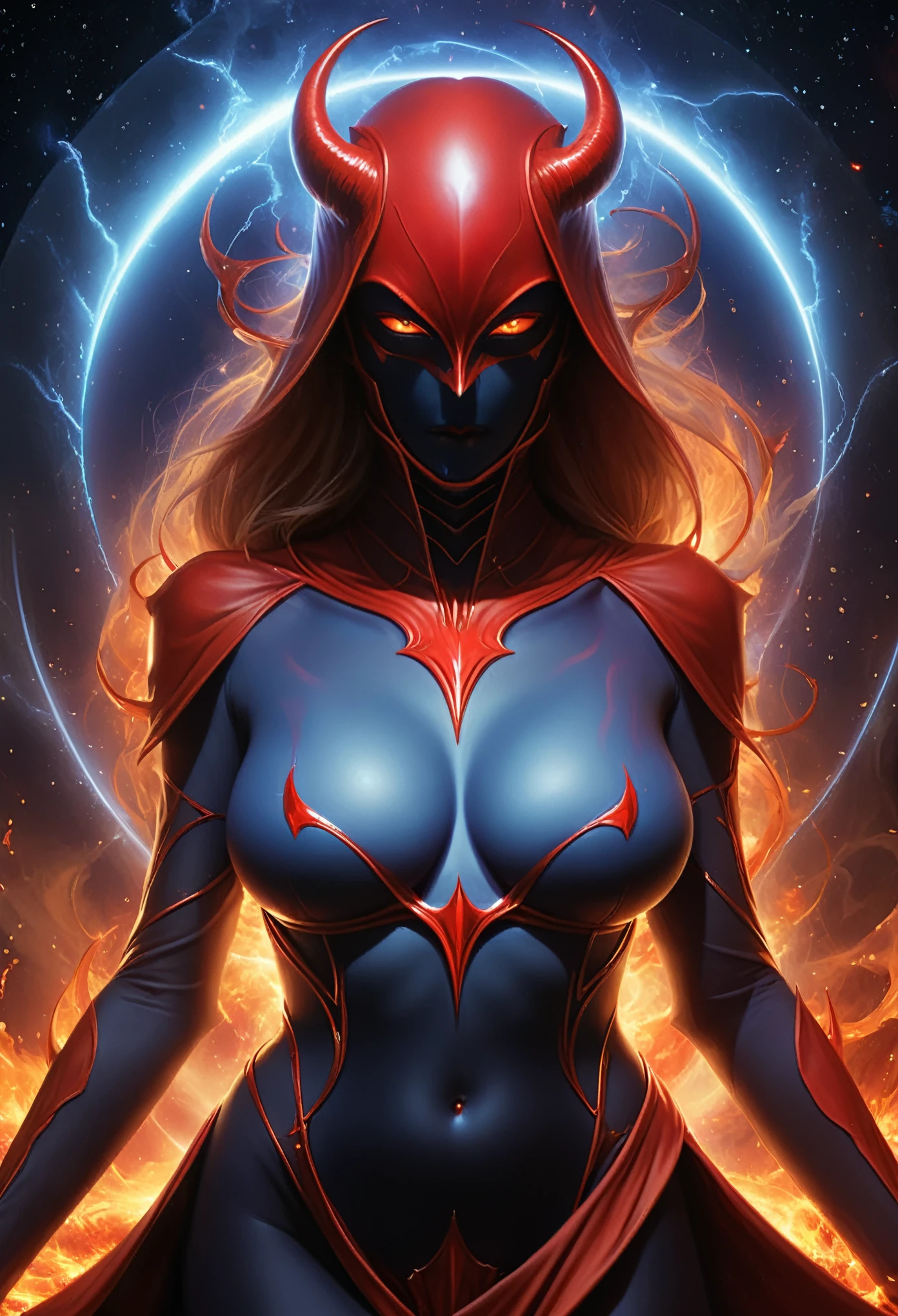 Faceless female devil、Extradimensional creatures，Beautiful breasts, National Foundation。