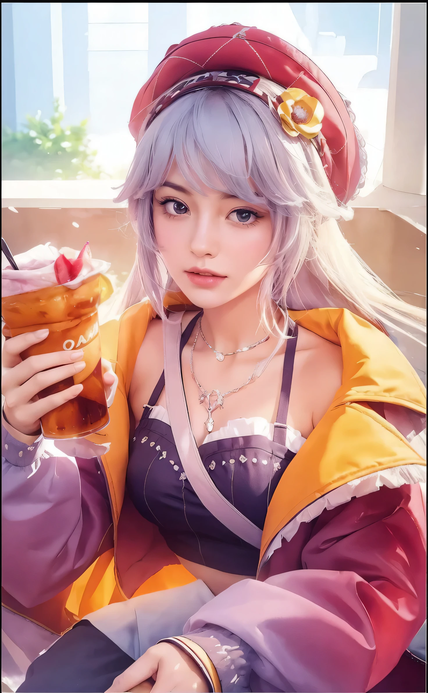 8k, best quality, masterpiece, realistic, ultra detail, photo realistic, Increase quality,
a photo of a girl standing in a field with a scarf, in the style of dark and brooding designer, voluminous mass, photobash, serene faces, jagged edges, navy, natural beauty, close-up shot