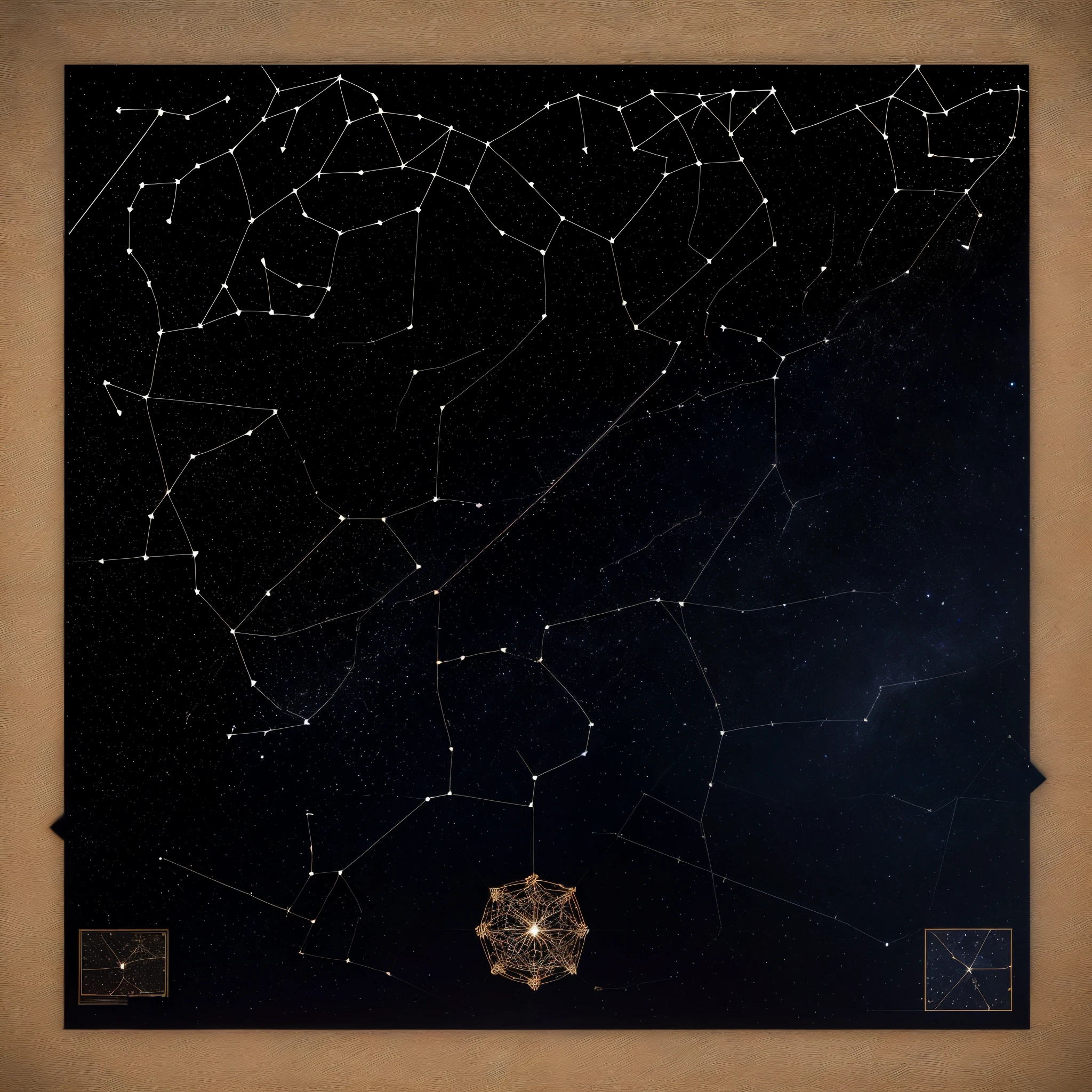 Hydra and surrounding constellations, from