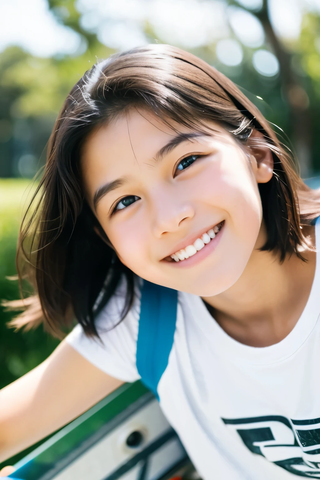 、Skateboarding、Women、Beautiful eyes、beautiful、Nice face、smile、