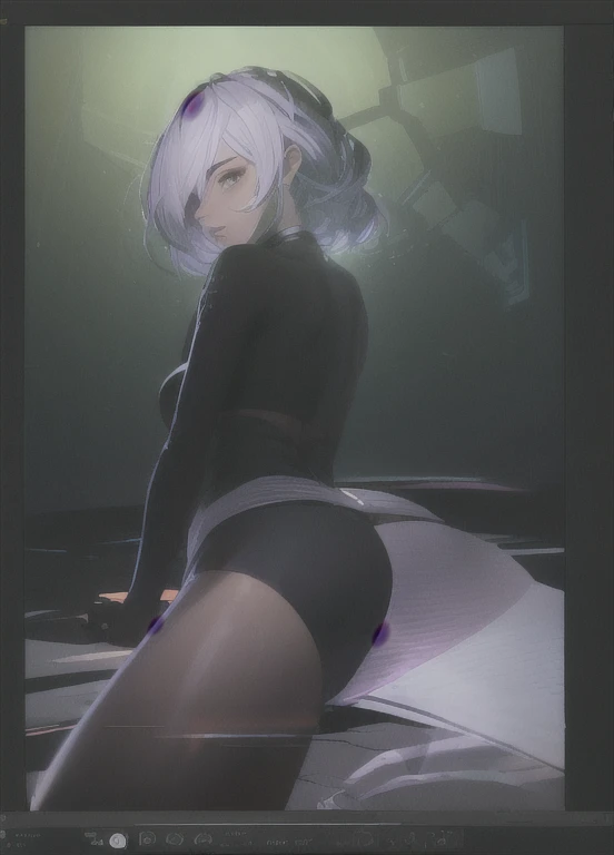 ((La mejor calidad)), ((obra maestra)), (muy detallado:1.3), ..............3D, Beautiful (cyberpunk:1.3) Mujer hacker, peinado corto,pelo corto, Volver al visor, cabello grueso, Terminal de ordenador operativo, Pantalla montada en la cabeza, computer server, Pantalla LCD, fiber optic cable, Logotipo de la empresa, HDR (High Dymanic Range), Trazado de rayos, NVIDIA RTX, Super resolution, Irreal 5, Subsoil Scatter, Textura PBR, Post-procesamiento, Anisotropic filtering, profundidad de campo, maximum sharpness and sharpness, Texturas multicapa, Albedo y Highlight Maps, Sombreado de superficies, Accurate simulation of light-material interactions, proporciones perfectas, Renderizado de octanaje, duotone lighting, ISO bajo, balance de blancos, Regla de los tercios, amplia apertura, 8K RAW, efficient sub-pixels, sub-pixel convolution, glow particles, dynamic pose
