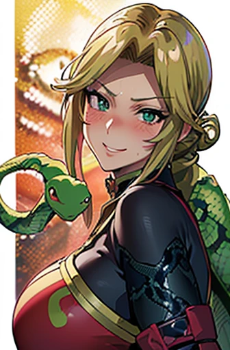 (woman,Huge ,very red lips,Big Ass,Narrow waist,Long legs,Green Eyes立っている)) 8k(((Anime Style,A sloppy smile,What we are looking for,Face mischievous face,The facial expression is accurate)))8k(((((Anime Style)))))8k(((((Anime Style))))) 8k((Anime Style,A sloppy smile,What we are looking for,Face mischievous face,The facial expression is accurate))8k(Anime Style)8k(((((Anime Style)Green Eyes))))8k(((((Green Eyesの描写しっかり))))) 8k(((((Staring at me))))) 8k(((Blushing))) 8k(((((Ecstatic Face))))) 8k((((snake:1.3))) 8k(((((snakeの女))))Anime Style