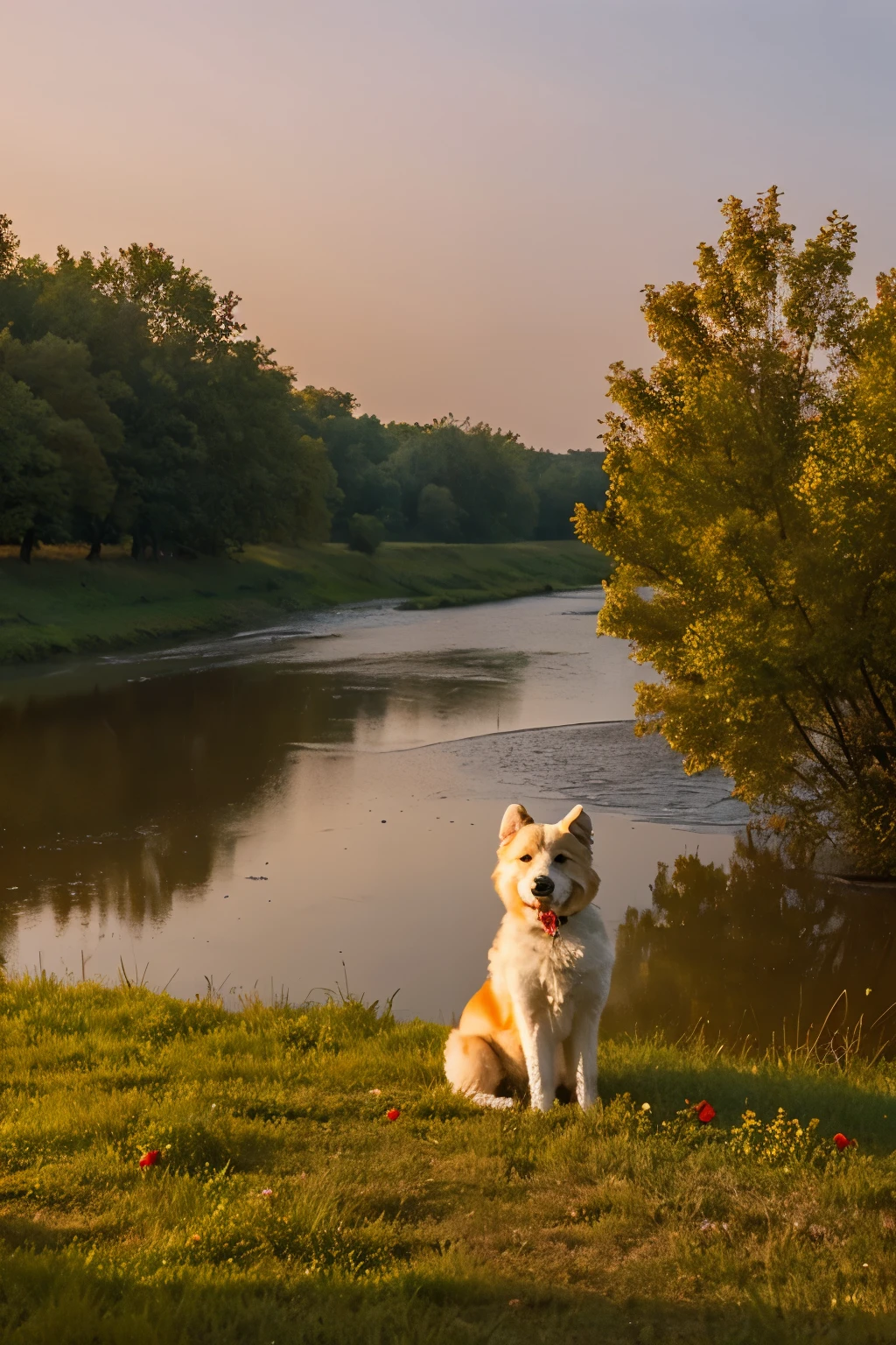 Golden Red River,dog