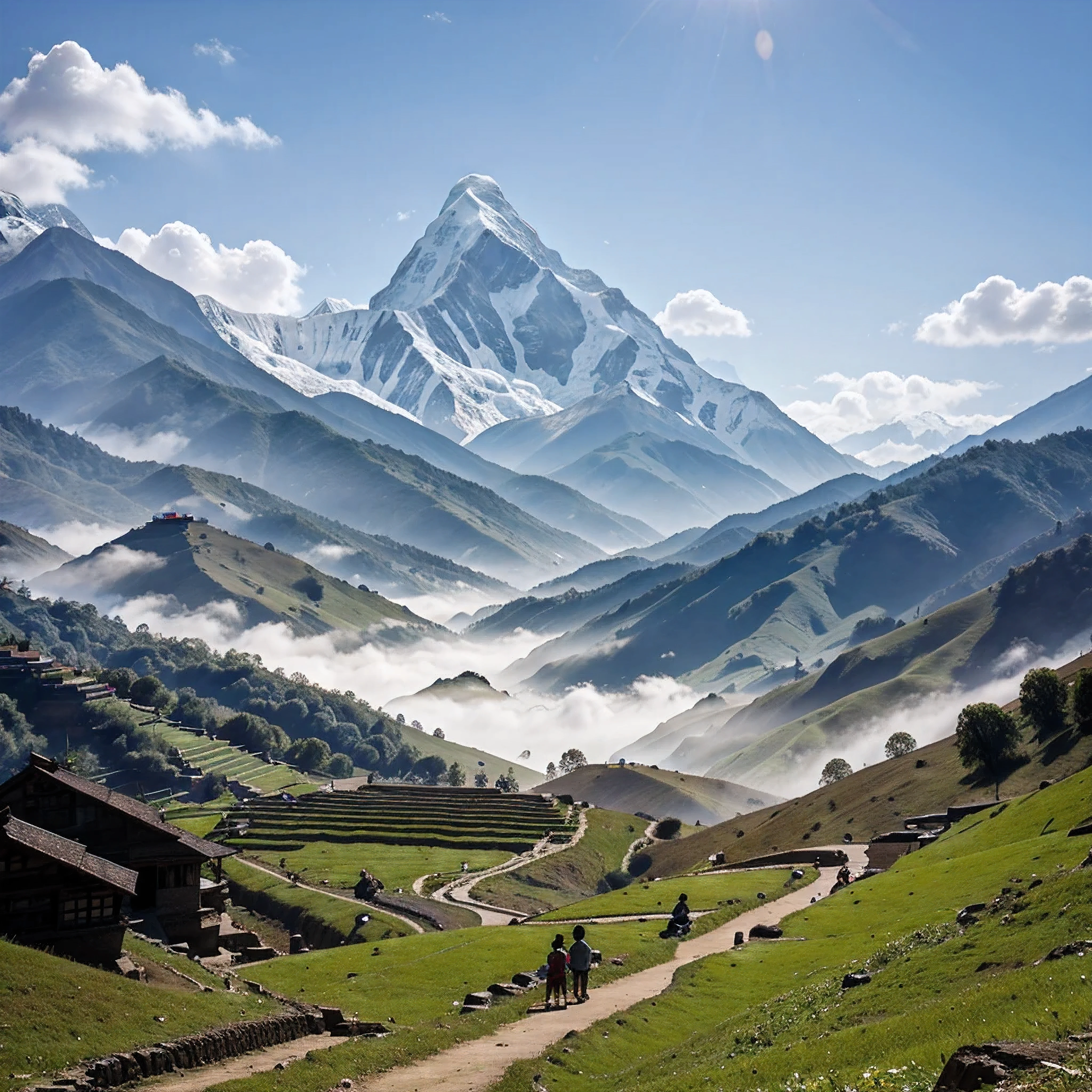 Nepal natural seene 