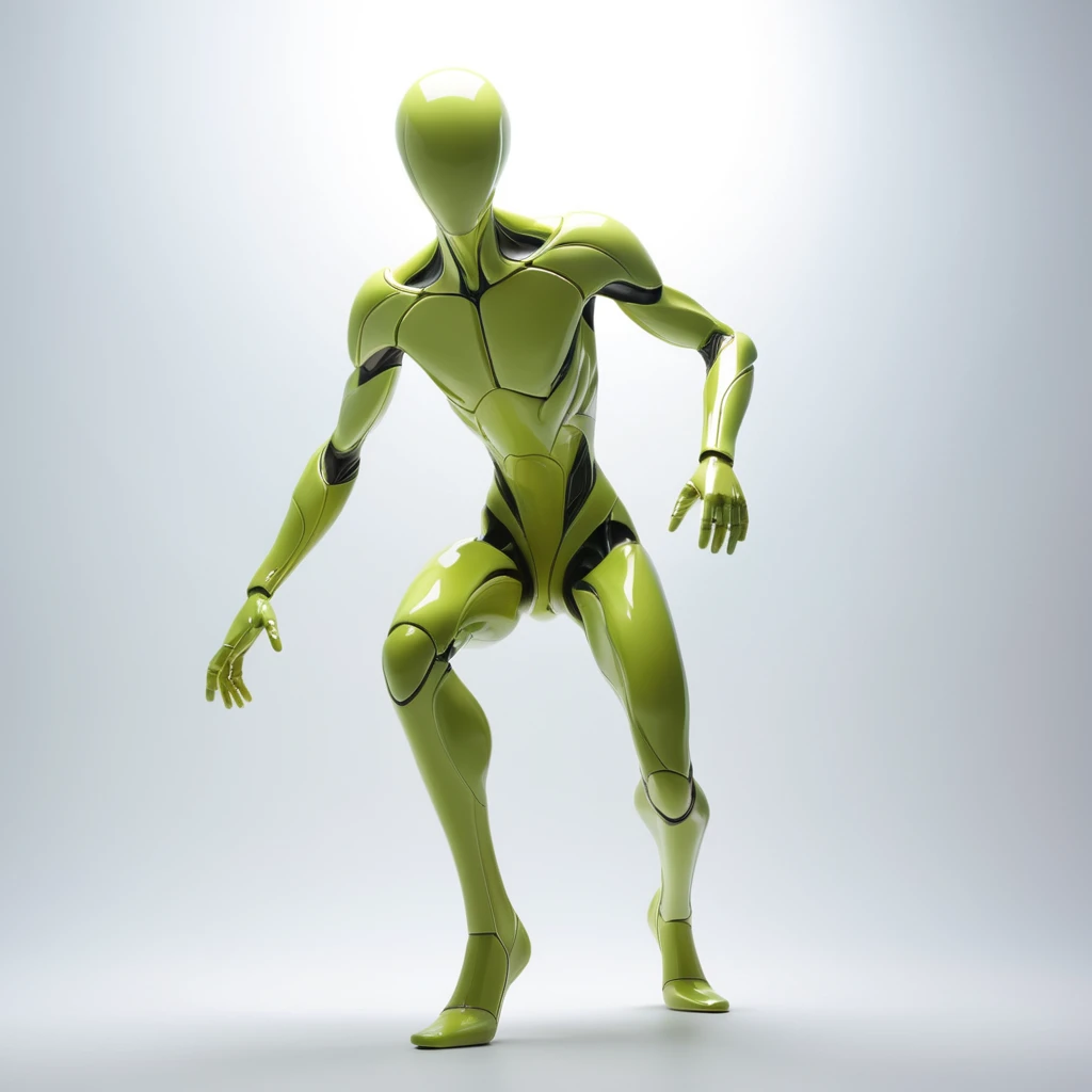 À la Fed man in waving bodysuit, man in yellow bodysuit isolated on white background, yellow body, zentai suit, full bodysuit, skin tight suit, lycra costume, tight full body suit, yellow skin, yellow jumpsuit, yellow bodysuit