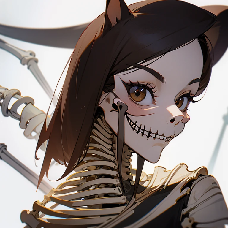 Squirrel with skeleton face Anime 