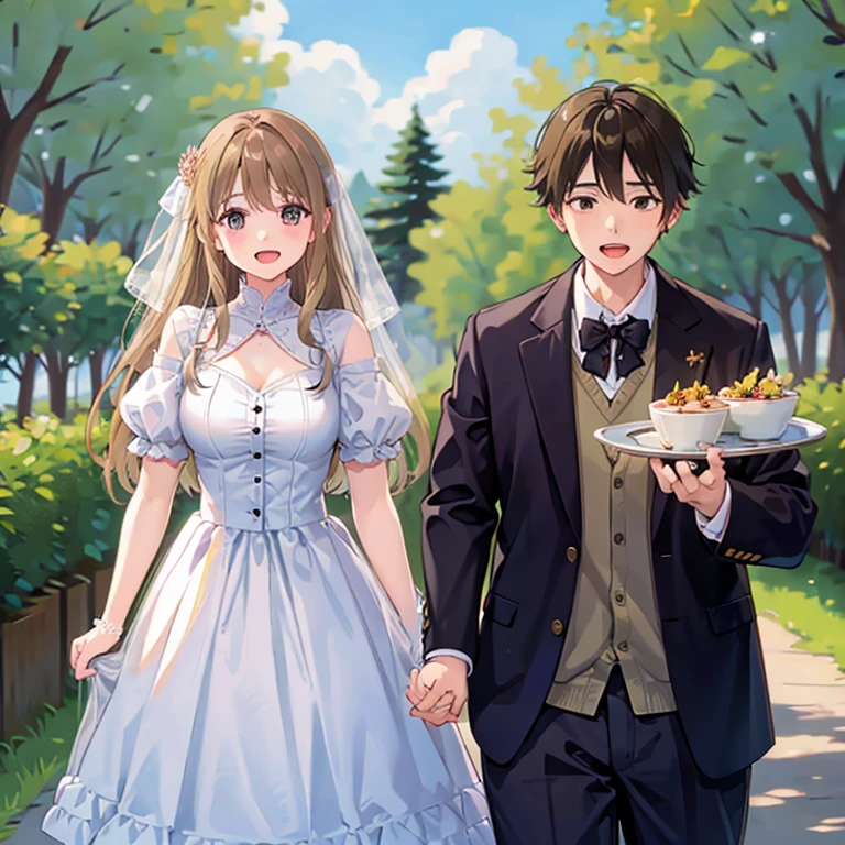 Boy and girl, couple, fairytale