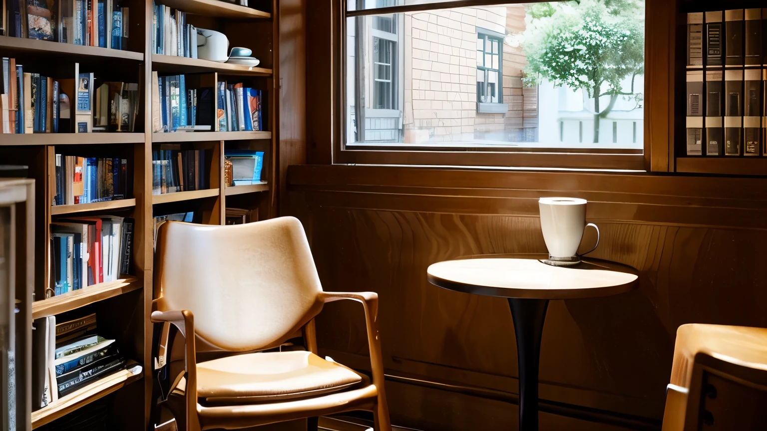 coffee、Cafe、jazz、machine、Chair、Bookshelf