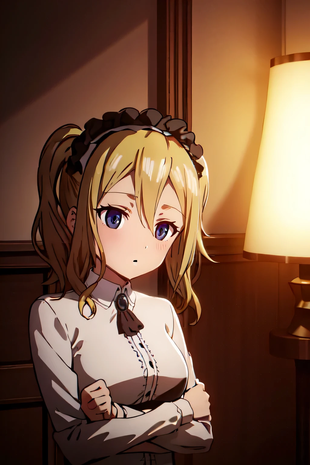 masterpiece, best quality, ultra-detailed, illustration, 1girl, solo, upper body, smile,  
