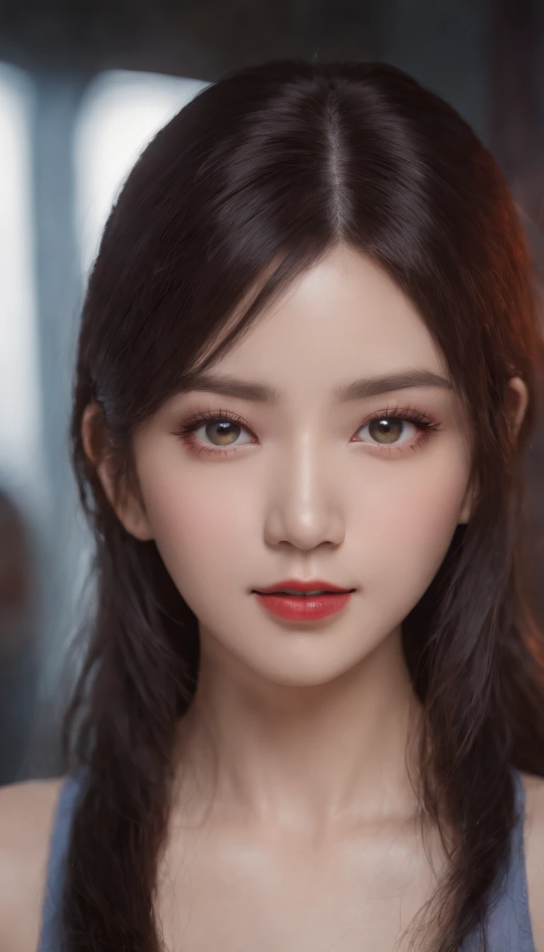 (best quality,4k,8k,highres,masterpiece:1.2),ultra-detailed,(realistic,photorealistic,photo-realistic:1.37), 1girl, hyuga hinata in anime naruto shippuden, long hair, dark blue hair,white eyes, byakugan eyes, beautiful detailed eyes, beautiful detailed lips, beautiful detailed face, smile, purple clothes, city background, red lips, vivid colors, sharp focus, anime, portraits, studio lighting, fine painting, physically-based rendering