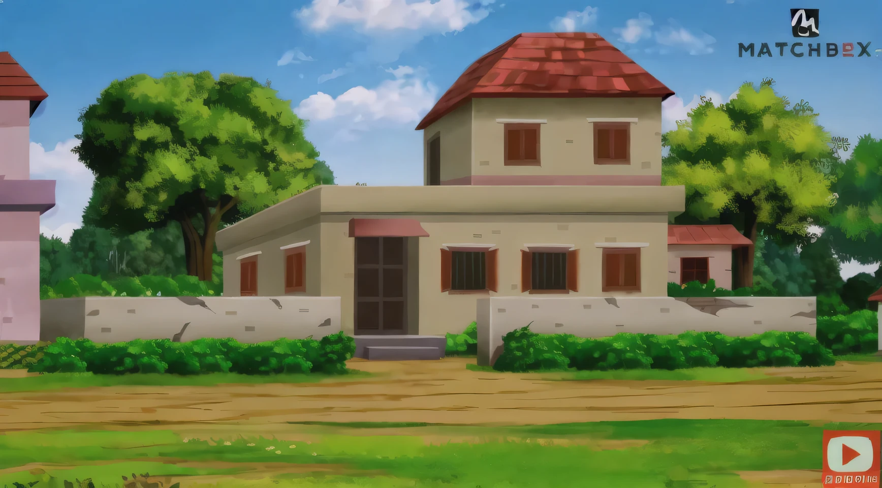 unreal engine, 2d, 2d cartoon, 2d drawing, 2d background, KIREET KHURANA - inspired cartoon city street scene with buildings, town background, random background scene, town center background,kground, city street view background, cartoon still, city in background, ancient city streets behind her, town in the background, animation film still, street background, hindu kovil scene, city in backround