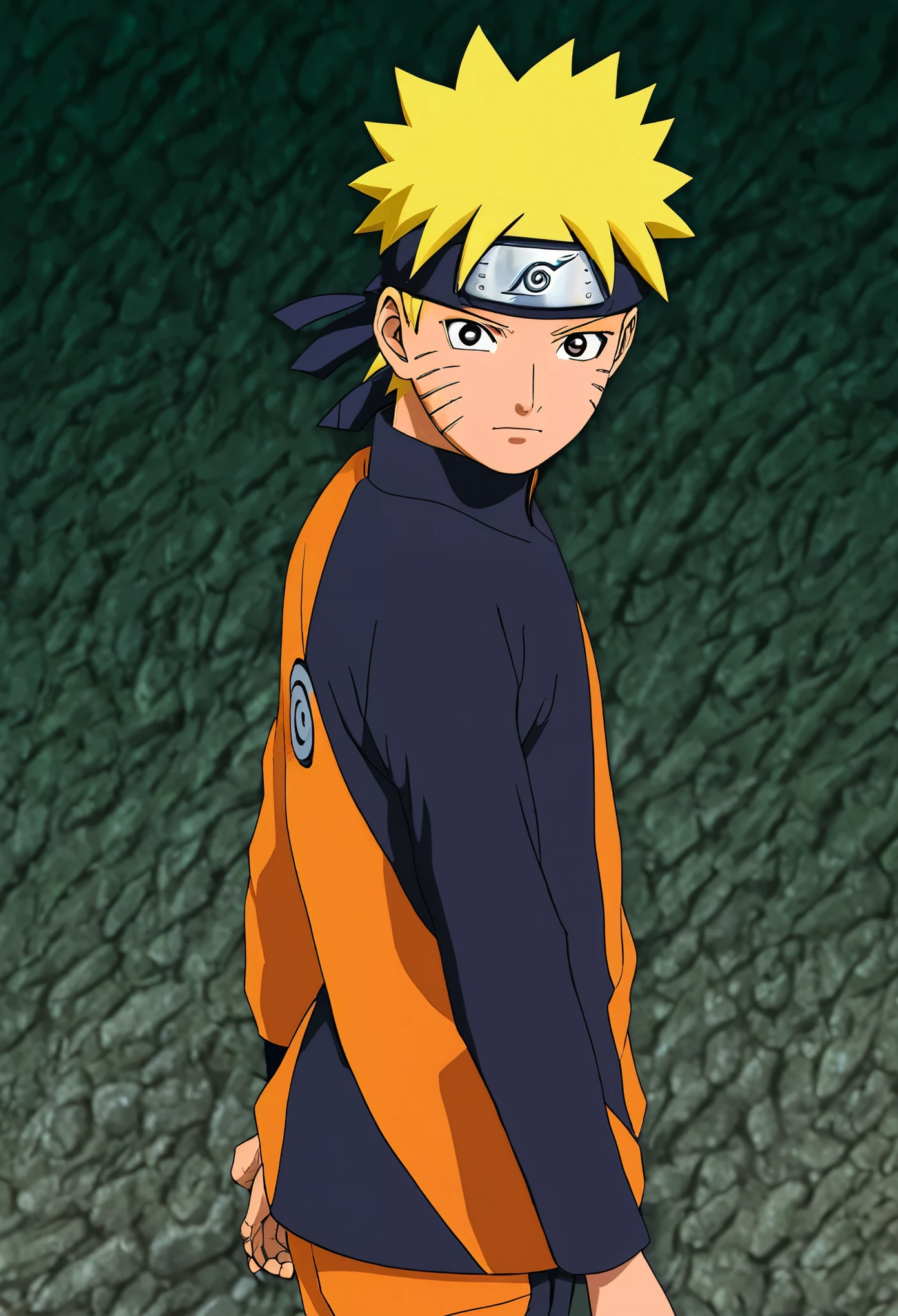 Naruto best quality detailed 8K image from naruto anime in more like human form