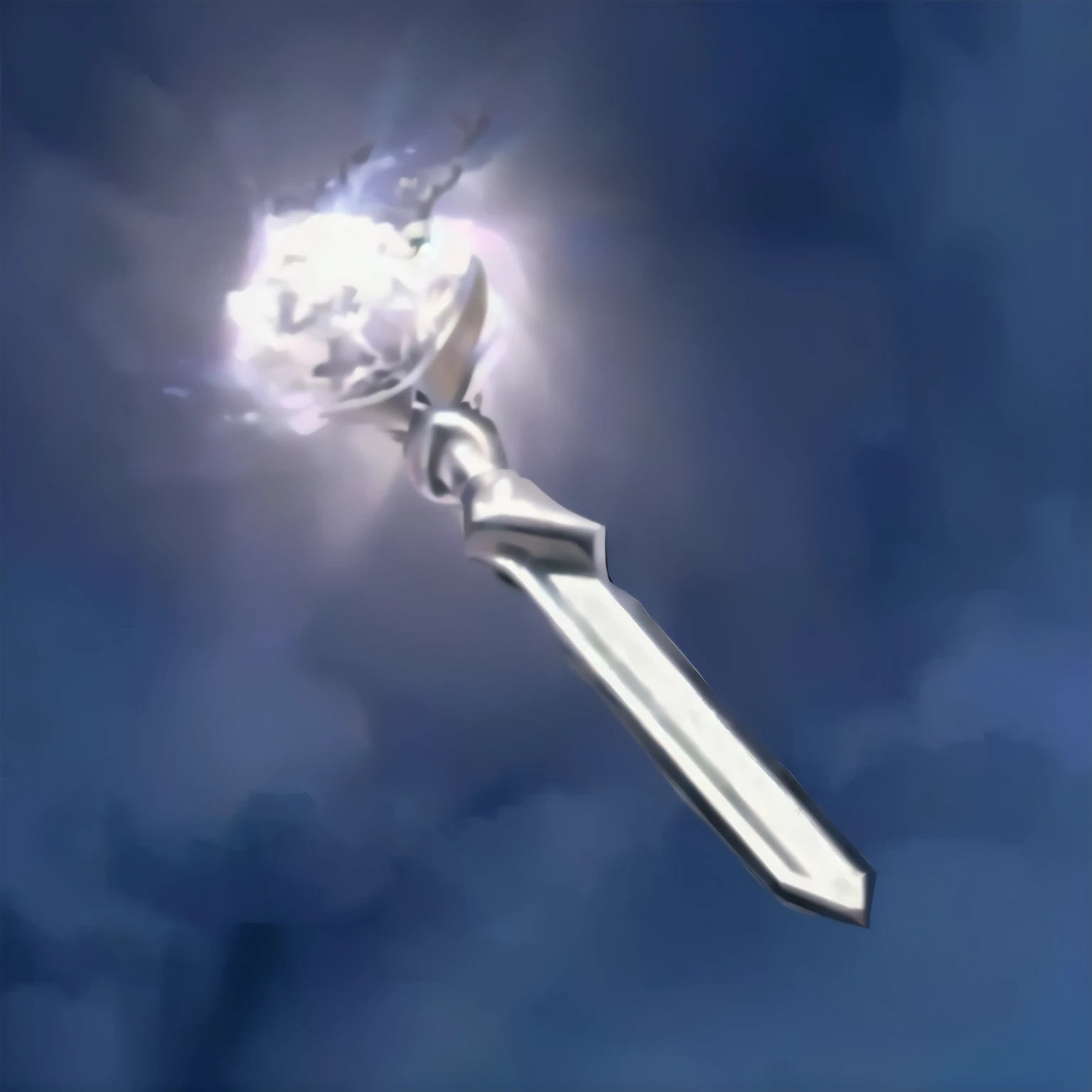 there is a toothbrush with a toothbrush head on it, metallic scepter, magic wand, scepter, wand, wizard magic staff, magic staff, holy flame spell, medievil spear, holding the elder wand, ashes crystal, realistic lance, holding wand, bone scepter, magic item, magic spells and weapons, the spear of odin, long trunk holding a wand