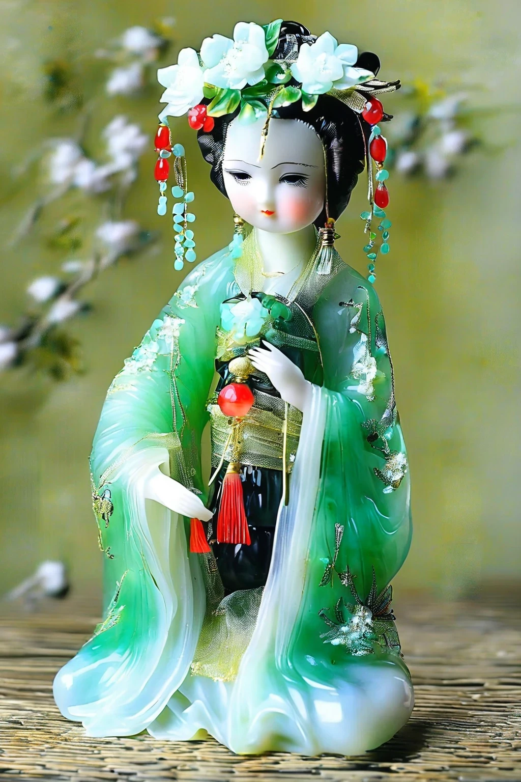 Art  jade doll
