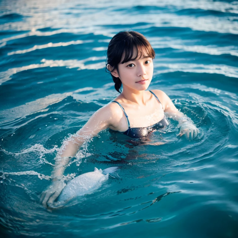 Ocean、swim、Cat