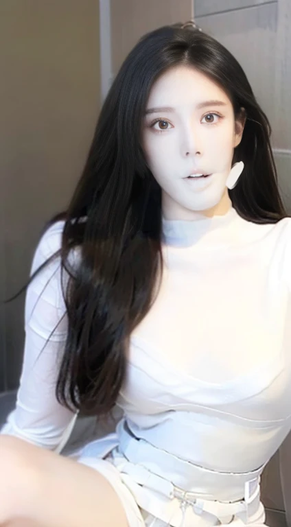 (Realistic:2),(masterpiece:2), (highest quality:2),8k,highest quality、(White lips:3.2),woman、delicate、beauty、1 person,((Lackluster lips:2.4)),Kuma:2,(Masturbation:2.6),(Blowjob:1.8),(Underarm hair:1.6),pubic hair:2、charm:2,Spread your legs,(White lip:2),(White Lips:1.8),(Beige lips:2),(Thin lips:1.4),(Half-open eyes:1.4),Subtle lip wrinkles、(Drooling from the lips:1.2),(Quite a high nose:2.2),Thin Nose:2,(Clear Eyes:1.2),Long Hair,Wavy black hair、(Thin eyebrows:1.2),Narrow forehead、(Pale complexion:2.4),(Please open your thighs:2),(White leotard:2),(No sleeve:2),(No makeup:2),(No makeup:2),(Beautiful breasts:1.2),Good move.........、Ecstasy、Climax、Functional、Lust、4K, Thin arms, Thin thighs, Long legs, delicateな体, slim, (Tight waist:2),Fine skin,Dynamic Angle, pubic hairを見せる、Spread your legs、Underarm、Underarmの細かいシワ、Underarmの皮膚が黒い、黒いUnderarm、(Very detailed), (Detailed face), ((18歳woman)),(Very nice hands:1.4),日本人woman, alone, Realistic Skin, Realistic Face, Spread your legs, 完璧な体型を持つ美しいwoman: 1.4、slimな腹筋:1.2、double eyelid,Realistic Skin, Realistic Face, Looking at the camera, ((highest quality, 8k, masterpiece: 1.3)), 完璧な体型を持つ美しいwoman: 1.4, Highly Detailed face and skin texture,Very detailed, Realistic Skinのテクスチャ, Cool girl、Wavy Hair、flowing bangs、See-through leotard:2,No sleeve:2,Evil Brainwashing、Mind control、Grin、Whisper in my ear、Evil look、Hollow Eyes,Half closed eyes、Hollow Eyes、Church at night、Swear allegiance、Sexy pose、Semen On , Penis Facial, ((Sticking out tongue, Open your mouth))