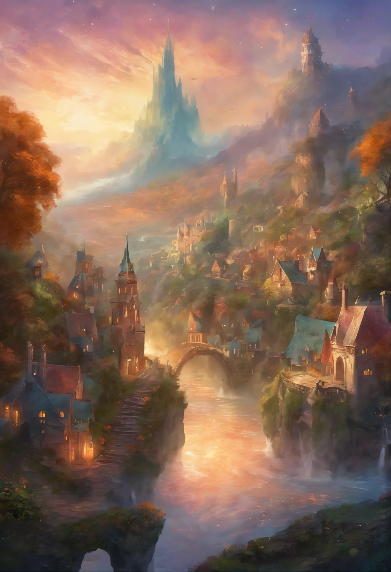 Ville fantastique où les rangs sont les yeux, la couleur des yeux est le plus important.cest une belle ville .Elle est magnifique