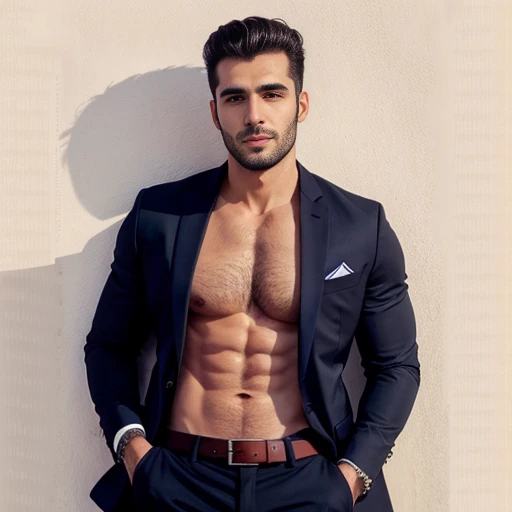 a handsome lebanese man.