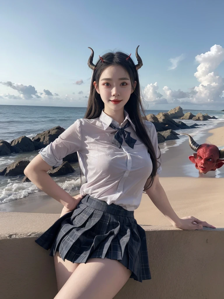 white shirt