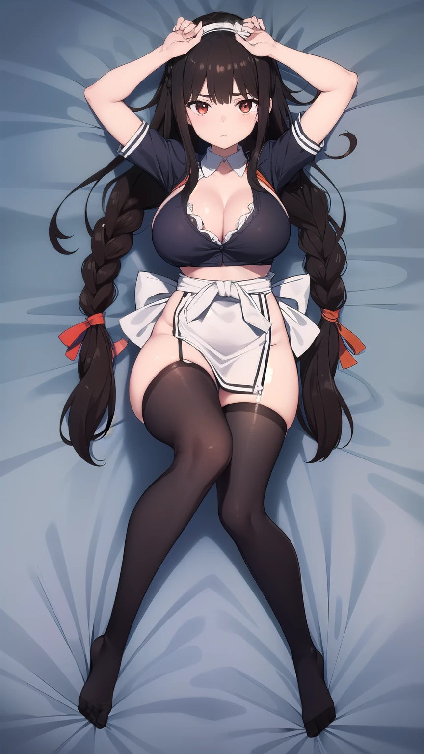 azuma\(azur lane\), \(soft_voice_of_spring\), chinese_clothes;
Azuma \(Azur Lane\); anime - style image of a woman with long black hair wearing a floral dark blue and white chinese dress; walking by an alleyway; qipao; azur lane style; from Azur Lane; long hair; wavy hair; black hair; large breasts; cleavage; black stockings; black pantyhose; black gloves; thick thighs; shaped thighs; super detailed face; super detailed hair; super detailed body; super detailed hands; super detailed fingers; super detailed feet; super detailed toes; super detailed face; super detailed eyes; super detailed iris; super detailed pupils;
looking at viewer; seductive anime girl; seductive look; sexy pose; full body; (full body shot:1.1); beautiful detailed eyes; beautiful detailed girl; curvy:1.1; dynamic pose; perfect eyes; perfect face; perfect retina; perfect hands; perfect fingers; perfect feet; perfect toes; ultra detail face; ultra detail hair; very detailed eyes and face;
ambient occlusion; cinematic lighting; field of view; fluid motion; harmony; interconnected elements; movie lighting; photorealistic lighting; realistic shadows; (vibrant colors:1.05); vivid lighting; warm and cool color palette;
(nsfw) Not Safe For Work;
amazing; trending on artstation pixiv; 8k wallpaper; best quality; CG; detailed painting; fine detail; (High Quality:1.4); high resolution; huge file size; illustration; Intricate Details; masterpiece; (photorealistic:1.4); professional artwork; (raw photo:1.2); reflective art; sharp focus; super detailed; unified; very detailed; extremely detailed artgerm;