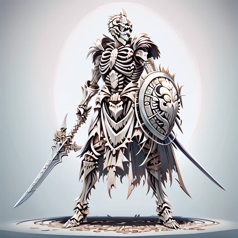 skeleton knight One-handed sword One-handed shield