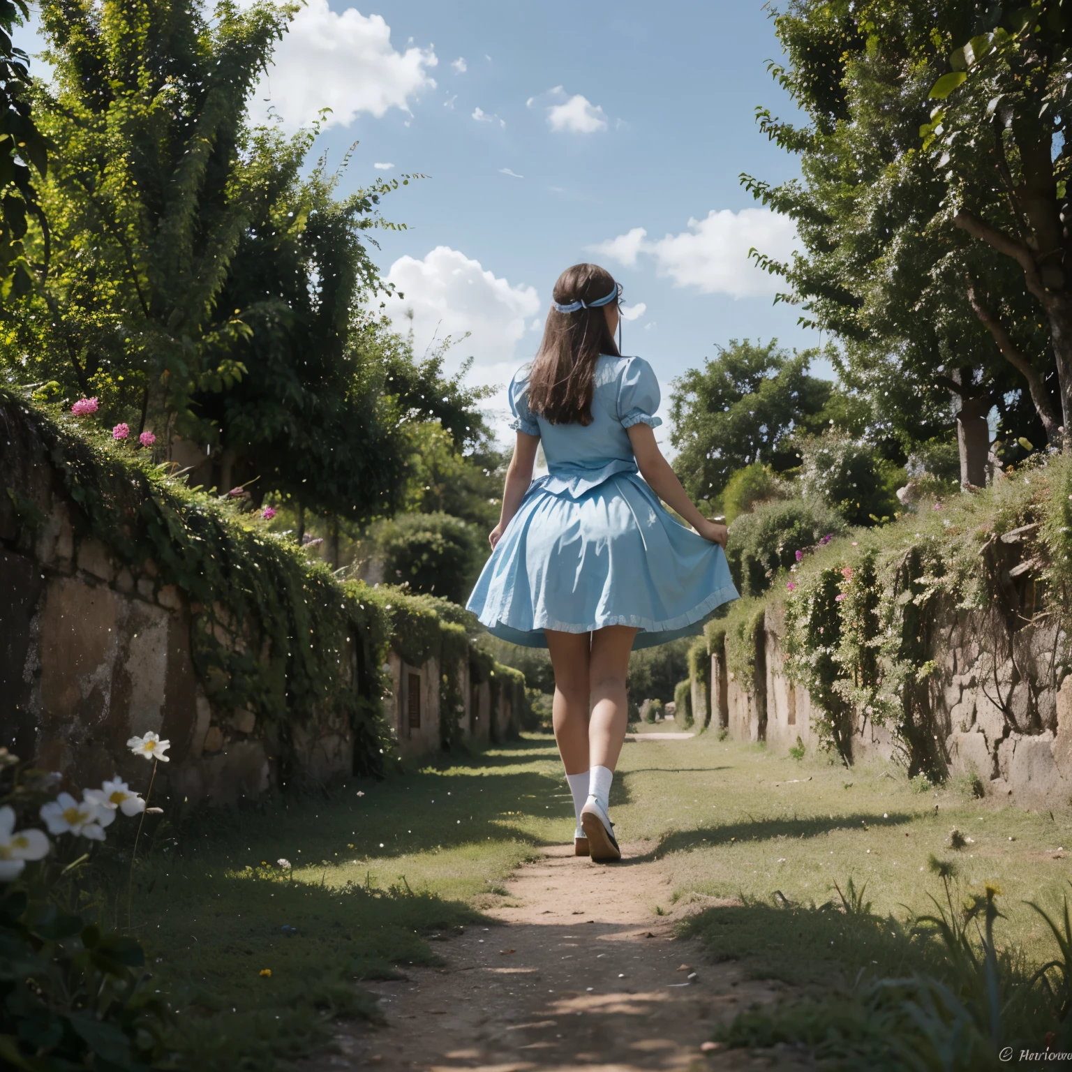 Un fond d’écran inspiré de l’univers d’Alice au pays des Merveilles