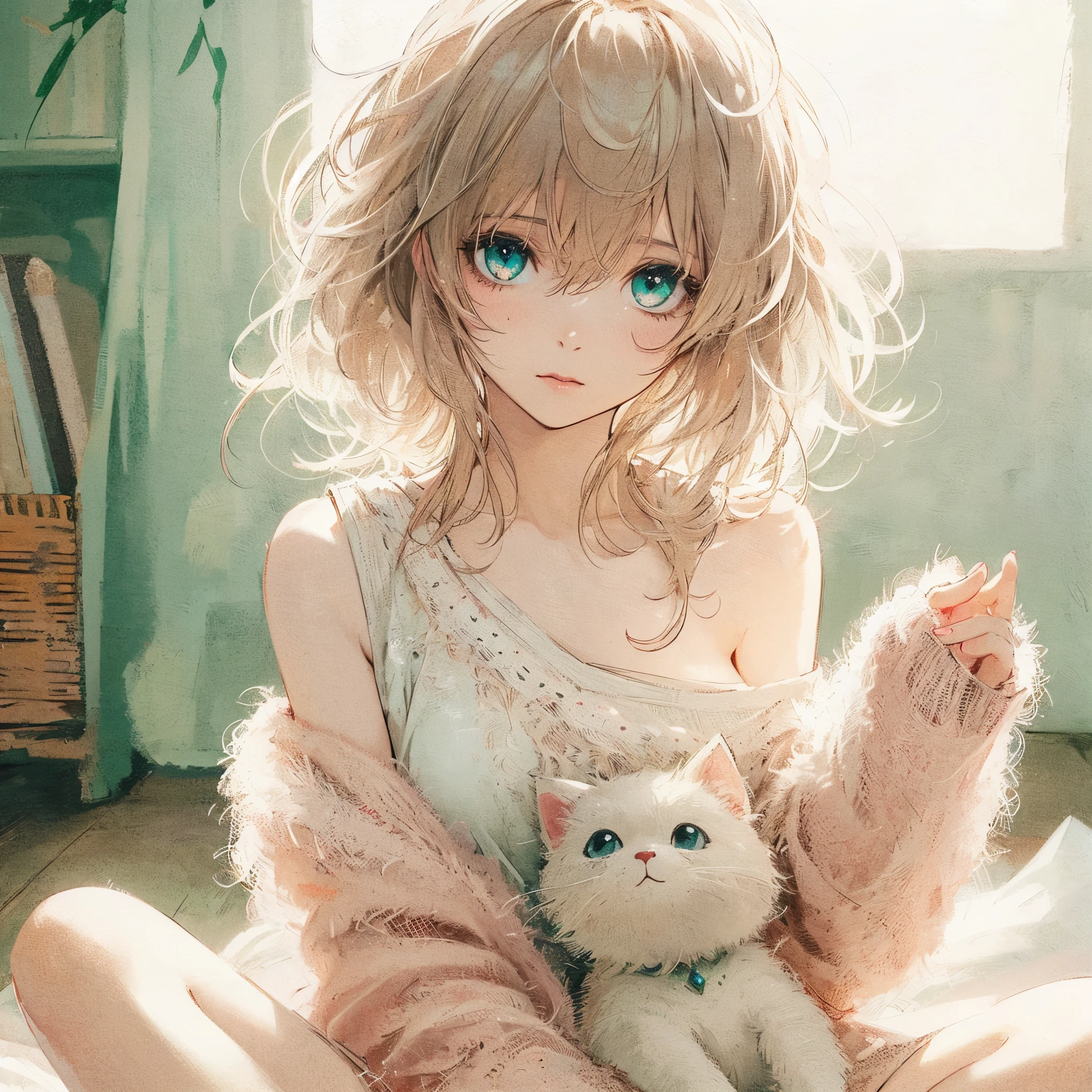 (best quality,4k,8k,highres,masterpiece:1.2),ultra-detailed,(realistic,photorealistic,photo-realistic:1.37),beautiful detailed eyes,beautiful detailed lips,A girl with beautiful eyes, An anime girl wearing a pretty dress, A cute anime wife in a lovely dress, detailed digital anime art, a dress wearing, everyone, beautiful anime girl, cute anime girl, smooth anime art, anime style, vibrant colors, soft lighting, detailed drawn beautiful eyes, very coquettish look, (beautiful large breast:1.2),