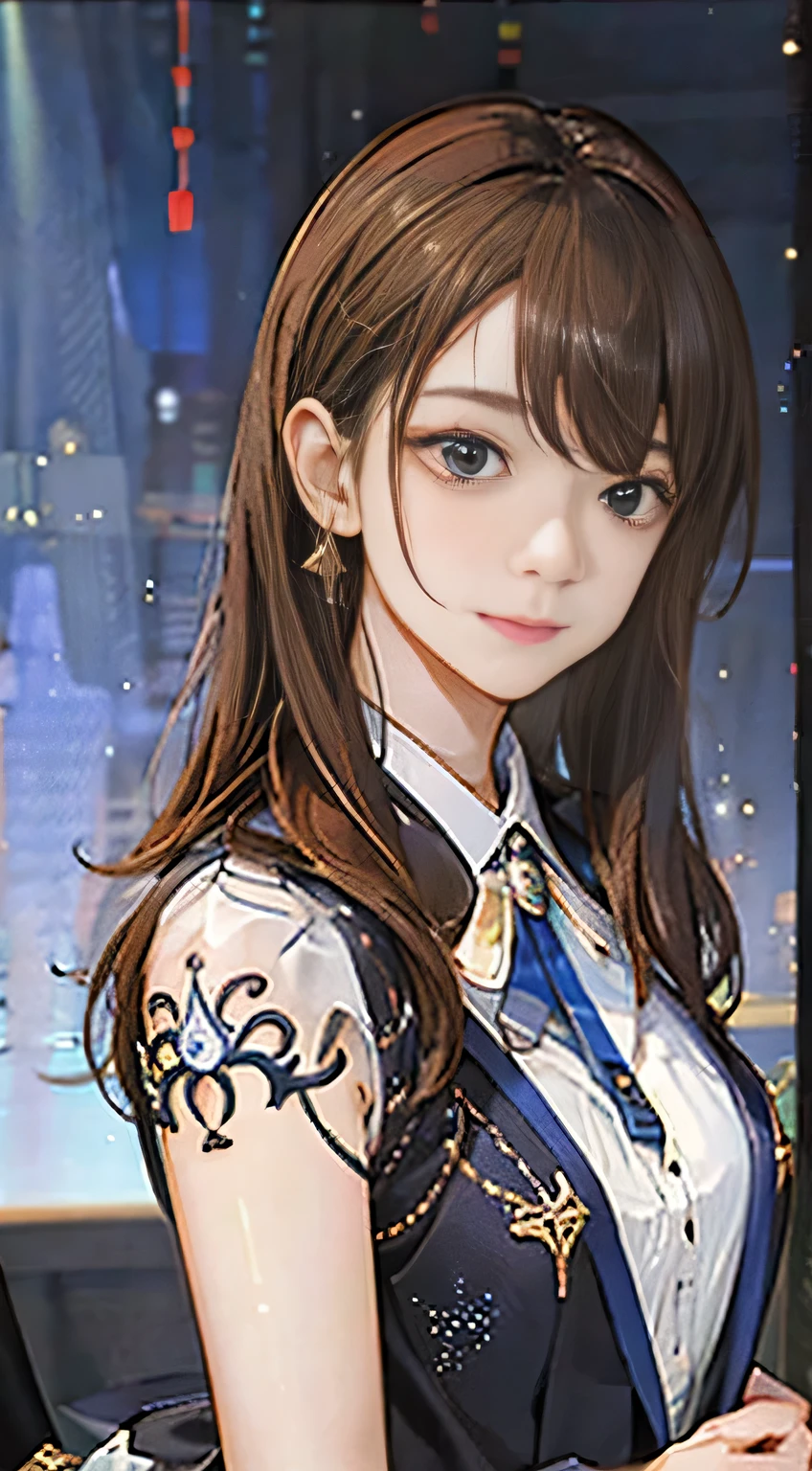 highest quality, masterpiece, One girl, whole body, Very delicate and beautiful girl, 8K Wallpaper, Beautiful fine details, Beautiful sparkle, Cinematic lighting、23 years old、Idol、sexy