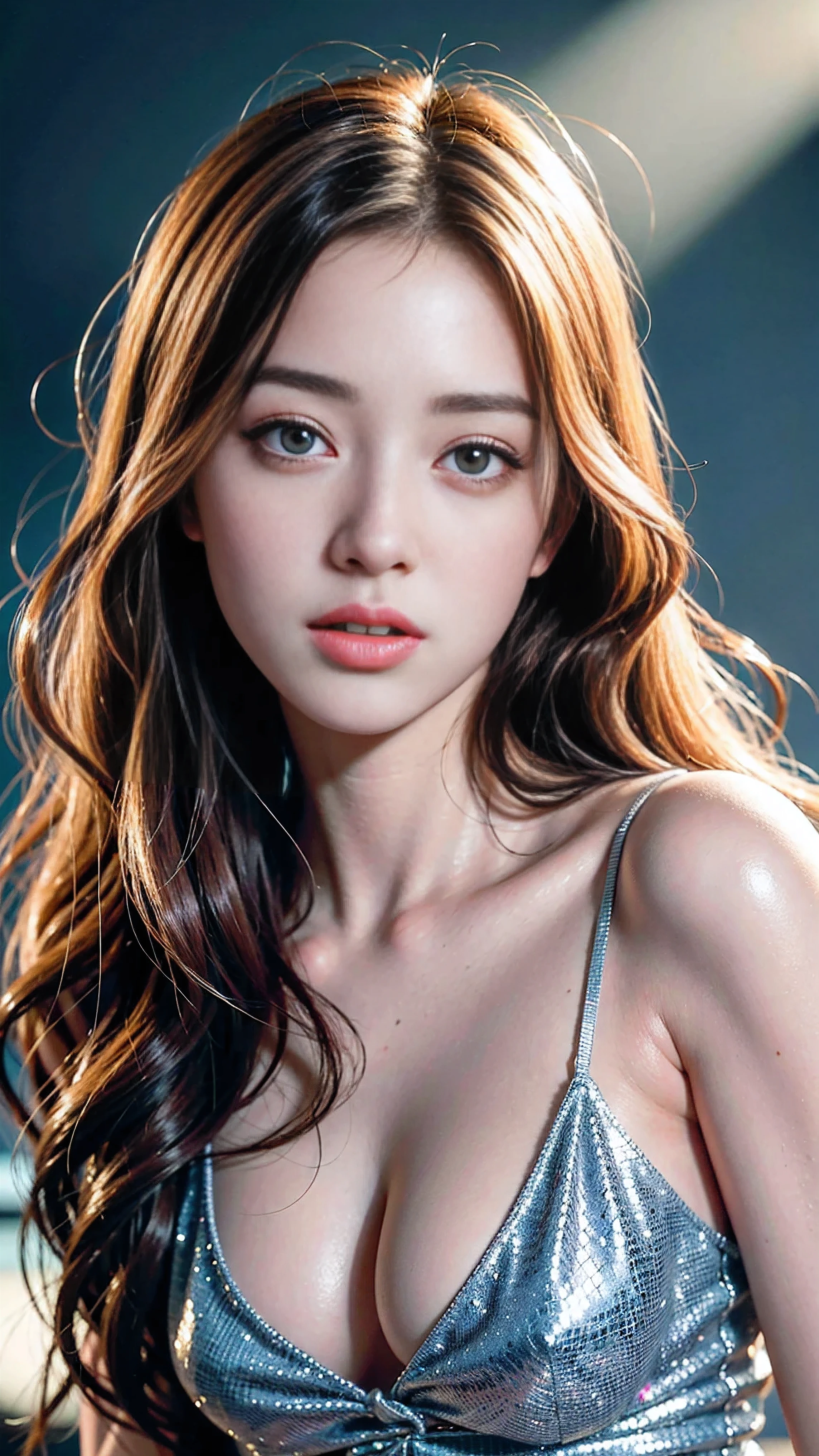 beautiful detailed eyes,beautiful detailed lips,extremely detailed eyes and face,longeyelashes,illustration,ultra-detailed,(best quality,4k,8k,highres,masterpiece:1.2),ultra-fine painting,sharp focus,physically-based rendering,studio lighting,vivid colors,portraits,Kara，Bright hues,Soft Lighting